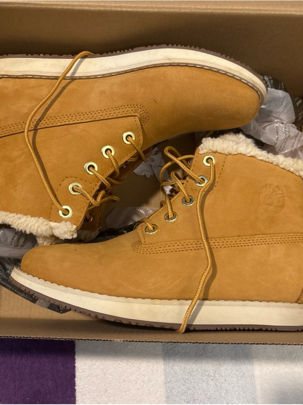 Timberland Richmond Ridge Lined Snow Boot Wheat Nubuck
